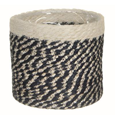 Mica mand bonaparte zwart 18 cm | 12 stuks