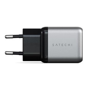Satechi ST-UC30WCM-EU oplader voor mobiele apparatuur Universeel Zwart, Zilver AC Binnen