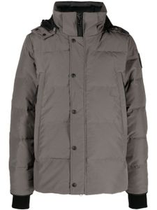 Canada Goose padded hooded jacket - Gris