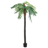 VidaXL Kunstboom met pot phoenixpalm 305 cm groen