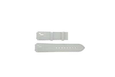Horlogeband Tissot T33785885A / T610030086 Leder Wit 20mm