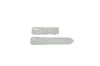 Horlogeband Tissot T33785885A / T610030086 Leder Wit 20mm