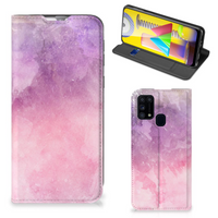 Bookcase Samsung Galaxy M31 Pink Purple Paint