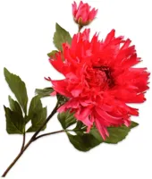 Silk-ka kunsttak chrysant 78cm rood