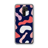 Memphis Shapes Pink: Xiaomi Redmi 9 Transparant Hoesje Memphis Shapes Pink: Xiaomi Redmi 9 Transparant Hoesje