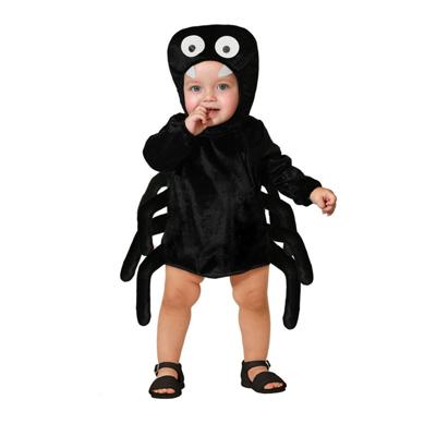 Verkleed set voor peuters - spin - zwart - 2-delig - carnaval/Halloween verkleedkleding