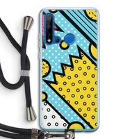 Pop Art #1: Huawei P20 Lite (2019) Transparant Hoesje met koord