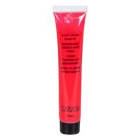 Schmink/make-up tube - rood - 19 gram - waterbasis - carnaval/Halloween - thumbnail