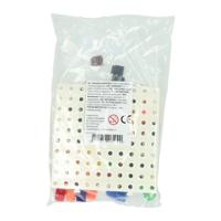 Stapelblokjes met Grondplaat - 100dlg.