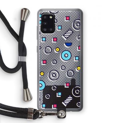 8-bit N°9: Samsung Galaxy A31 Transparant Hoesje met koord