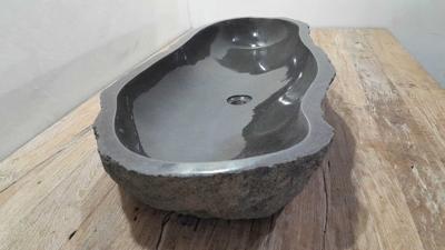 Flussstein Waschbecken RXXL25031003, 104x43x15 cm Flussstein Waschbecken RXXL25031003, 104x43x15 cm