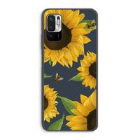 Sunflower and bees: Xiaomi Redmi Note 10 5G Transparant Hoesje