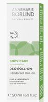 Body care deodorant roll on