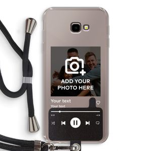 Music Player: Samsung Galaxy J4 Plus Transparant Hoesje met koord
