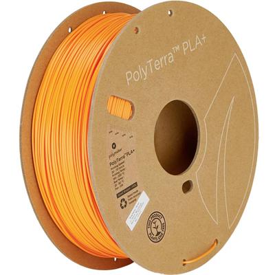 Polymaker PA05002 Regular Filament PLA+ Gering kunststofgehalte, Hoge stijfheid 1.75 mm 1000 g Oranje PolyTerra™ 1 stuk(s)