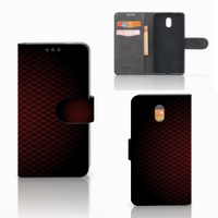 Nokia 3 Telefoon Hoesje Geruit Rood - thumbnail