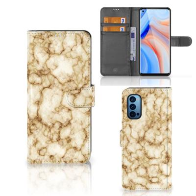OPPO Reno 4 Pro 5G | Bookcase | Marmer Goud