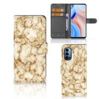 OPPO Reno 4 Pro 5G | Bookcase | Marmer Goud