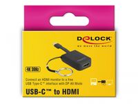 DeLOCK 63942 video kabel adapter 0,03 m USB Type-C HDMI Zwart - thumbnail