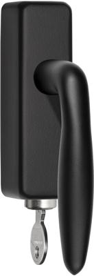 Formani Basics LB18H-DKLOCK-O draaikiepgarnituur afsluitbaar - mat zwart