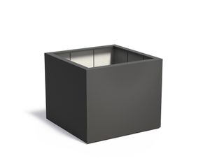 Polyester plantenbak CARREZ 120x120x100cm.