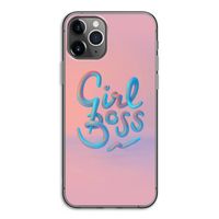 Girl boss: iPhone 11 Pro Transparant Hoesje