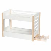 Goki houten poppenstapelbed met glijbaan