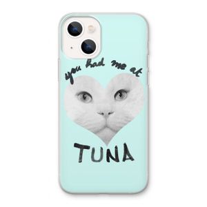 You had me at tuna: iPhone 13 Transparant Hoesje