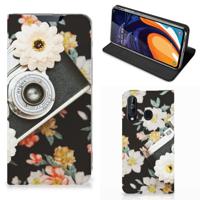 Samsung Galaxy A60 Stand Case Vintage Camera