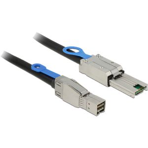 DeLOCK Cable Mini SAS HD SFF-8644 > Mini SAS SFF-8088, 2m kabel 83735