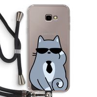 Cool cat: Samsung Galaxy J4 Plus Transparant Hoesje met koord