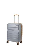 Carlton Tornado Spinner 55cm - Handbagage Koffer - 35L - Silver