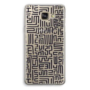 Moroccan Print: Samsung Galaxy A5 (2016) Transparant Hoesje