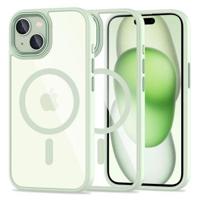 iPhone 15 Tech-Protect Magmat Cover - MagSafe-compatibel - Groen / Doorzichtig