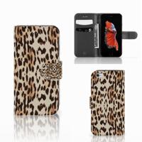 Apple iPhone 6 | 6s | Telefoonhoesje | Met pasjeshouder | Leopard