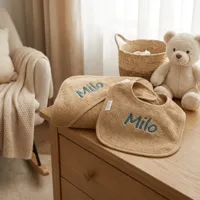 Badcape of Badjas met naam en slab