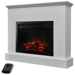 vidaXL Elektrische haard met mantel