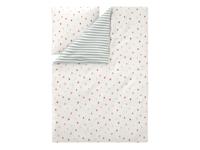 LIVARNO Microvezelsatijn beddengoed, 140 x 200 cm (Aardbeien)