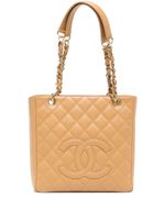 CHANEL Pre-Owned sac Petit Shopping Tote (2005) - Tons neutres - thumbnail