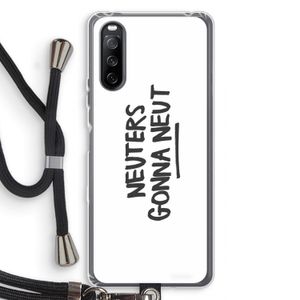 Neuters: Sony Sony Xperia 10 III Transparant Hoesje met koord