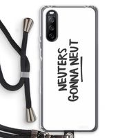 Neuters: Sony Sony Xperia 10 III Transparant Hoesje met koord