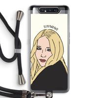 Mary Kate: Samsung Galaxy A80 Transparant Hoesje met koord