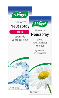 A.Vogel Cinuforce Neusspray Sterk + Neusspray Droog Neusslijmvlies & Korstjes Combiverpakking