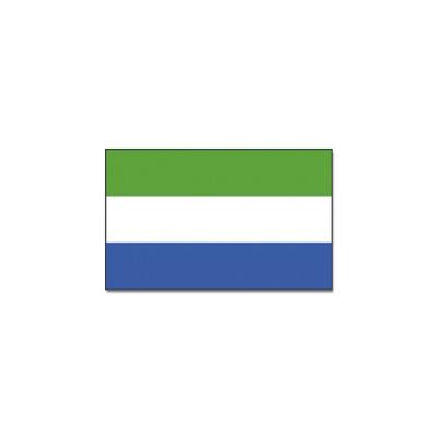 Vlag Sierra Leone - 90 x 150 cm - Sierra Leoonse Vlaggen - Sierra Leone