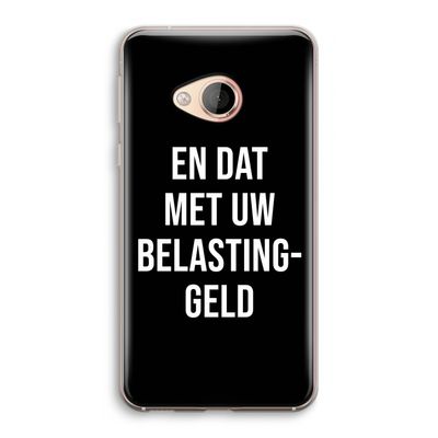 Belastinggeld - Zwart: HTC U Play Transparant Hoesje