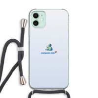 MSN: iPhone 11 Transparant Hoesje met koord