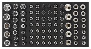Sonic Dop- & Bitdopset 3/8", SFS 1/3 80-delig 208001