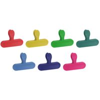 Excellent Houseware vershoudklemmen/vershoudclips - 7x - multicolor - kunststof - thumbnail