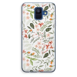 Sweet little flowers: Samsung Galaxy A6 (2018) Transparant Hoesje