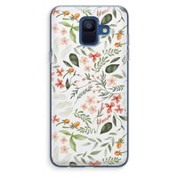 Sweet little flowers: Samsung Galaxy A6 (2018) Transparant Hoesje
